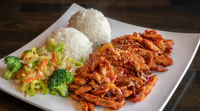 Spicy Chicken Teriyaki.