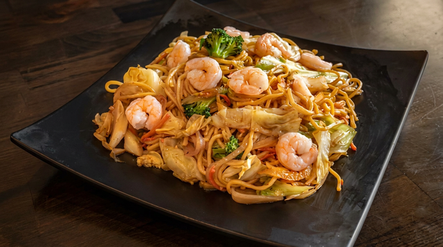 Shrimp Yakisoba.